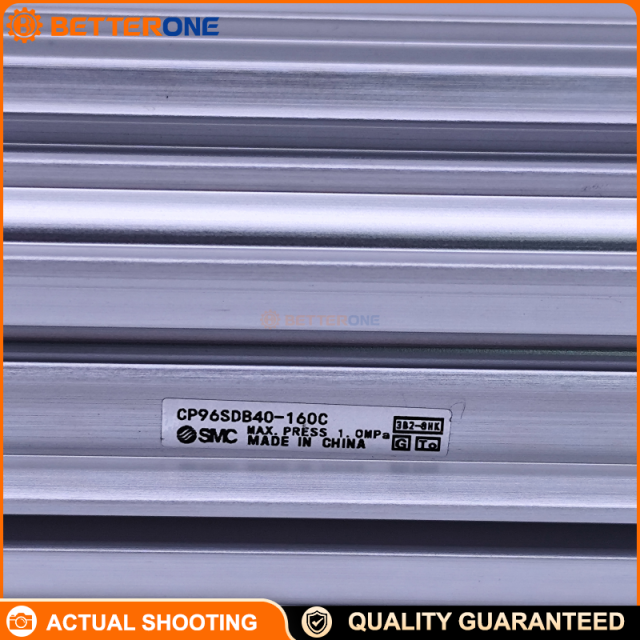 SMC CP96SDB40-160C ISO 15552 Tie-Rod Pneumatic Cylinder, 40mm Bore 160mm Stroke, Double Acting Single Rod, Built-In Magnet, Air Cushion Both Ends + Bumper, Auto Switch Capable