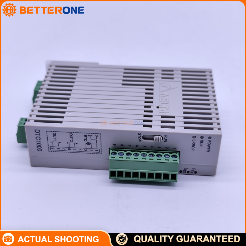 Delta DTC1000R Modular Temperature Controller MPU (Master), 24VDC Supply, Relay SPST Output 250VAC 3A, RS-485 Modbus ASCII/RTU 2400–38400bps, TC/RTD/Analog Inputs, PID + Ramp/Soak (64 Programs), DIN Rail Mount