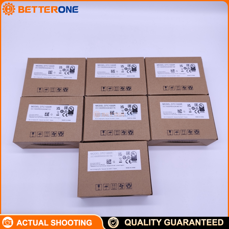 Delta DTC1000R Modular Temperature Controller MPU (Master), 24VDC Supply, Relay SPST Output 250VAC 3A, RS-485 Modbus ASCII/RTU 2400–38400bps, TC/RTD/Analog Inputs, PID + Ramp/Soak (64 Programs), DIN Rail Mount