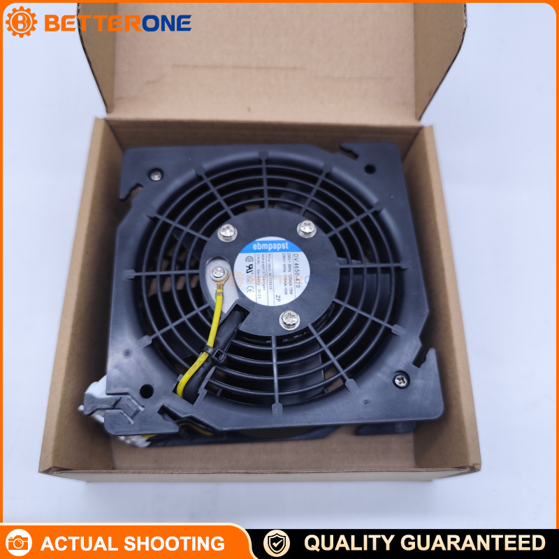 ebm-papst DV4650-470 AC Axial Filter Fan 230VAC 50/60Hz, 2650/3100RPM, 17.7/16.1W, 110/100mA, Protection Class I, 0.40kg, Cabinet Ventilation