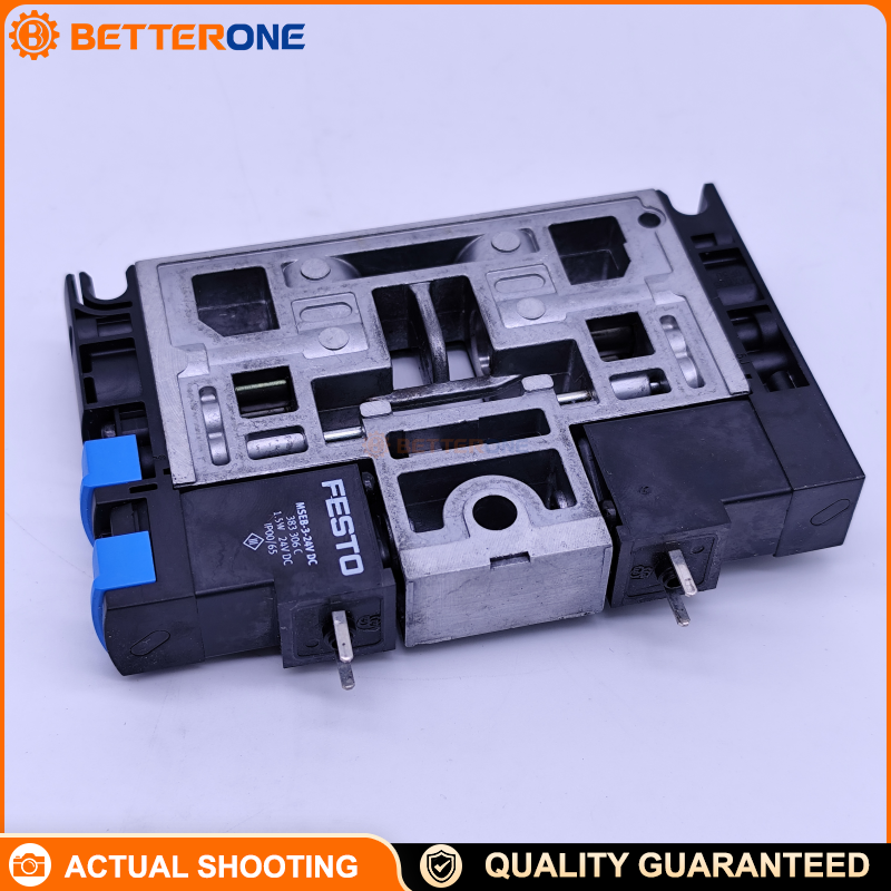 Festo CPV18-M1H-2X3-OLX-1/4 Pneumatic Valve Terminal, CPV18 Series, 2×3 Solenoid Valves, G1/4 Port, Manifold Assembly for Industrial Automation