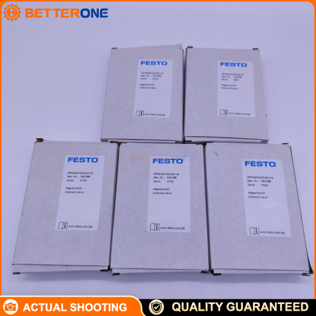 Festo CPV18-M1H-2X3-OLX-1/4 Pneumatic Valve Terminal, CPV18 Series, 2×3 Solenoid Valves, G1/4 Port, Manifold Assembly for Industrial Automation