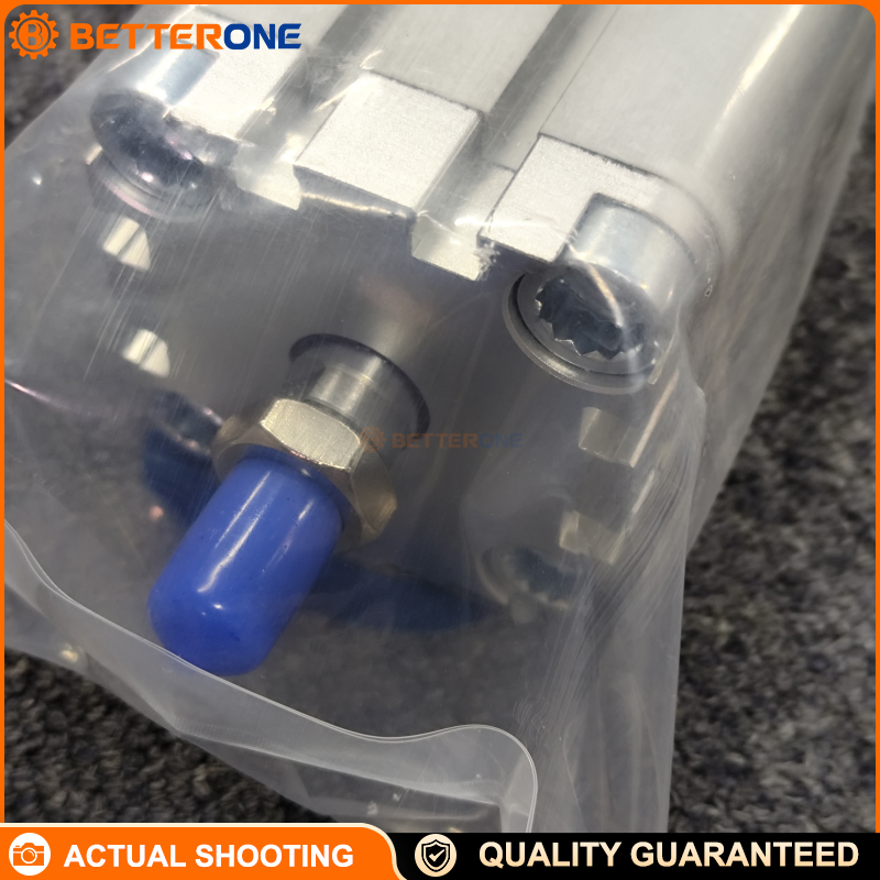 Festo ADVU-50-50-A-P-A-R3 Compact Pneumatic Cylinder, 50mm Bore 50mm Stroke, Double-Acting, Male Rod Thread, Elastic Cushioning Both Ends, 0.8–10 bar, High Corrosion Protection (R3)