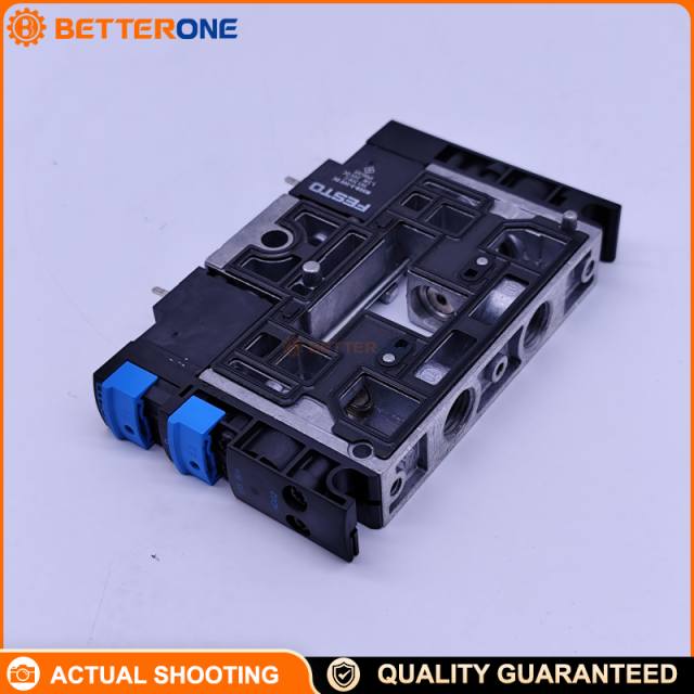 Festo CPV18-M1H-2X2-GLS-1/4 Pneumatic Solenoid Valve Module for CPV18 Valve Terminal, 2×2/2-Way NC Monostable, 18mm, 1600 L/min, -0.9…10 bar, G1/4 Port (Part No. 185886)