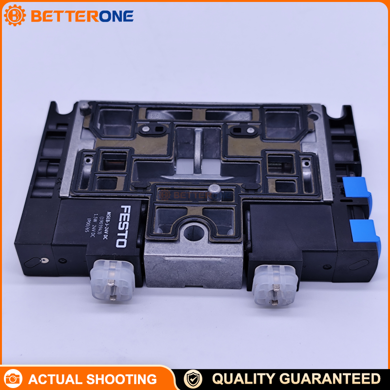 Festo CPV18-M1H-2OLS-2GLS-1/4 Pneumatic Solenoid Valve Module, 2×2/2-Way Open/Closed Monostable, 24VDC, 1600 L/min, G1/4, IP65 (Part No. 187849)