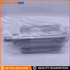 Festo DSBF-C-63-25-TF-PPVA-N3T4-R-CS ISO 15552 Clean Design Pneumatic Cylinder, 63mm Bore 25mm Stroke, Through Rod, Female Thread Both Ends, Adjustable Cushioning (PPV), Proximity Switch Ready, T4 0–150°C, G3/8