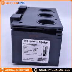 Schneider Electric 3CT-H2-200-Z External Current Transformer for EOCR Digital, 200A Primary, 200/5A Ratio, 5VA Burden, Feed-Through Circle-Hole CT, Range Extension Accessory