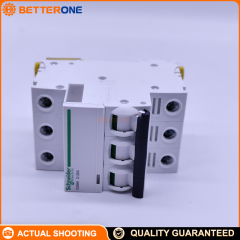 Schneider Electric A9F19325 Acti9 iC65N Miniature Circuit Breaker (MCB), 3P 25A, D Curve, Thermal-Magnetic Protection, 400V, 6kA@440V, DIN Rail Mount, Feed-Through Terminals