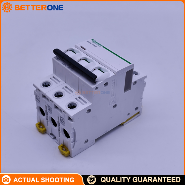 Schneider Electric A9F19350 Acti9 iC65N Miniature Circuit Breaker (MCB), 3P 50A, D Curve, Thermal-Magnetic Protection, 400V, 6kA@440V, DIN Rail Mount