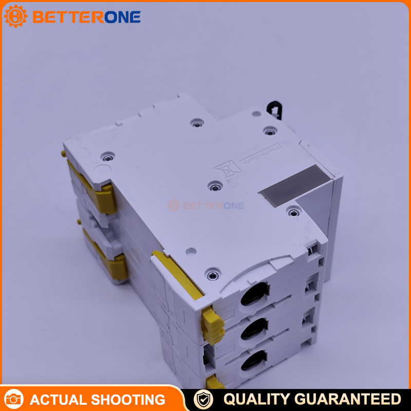 Schneider Electric A9F19363 Acti9 iC65N Miniature Circuit Breaker (MCB), 3P 63A, D Curve, Thermal-Magnetic Protection, 400V, 6kA@440V Breaking Capacity, DIN Rail Mount, Tunnel Terminals (Top/Bottom Wiring)