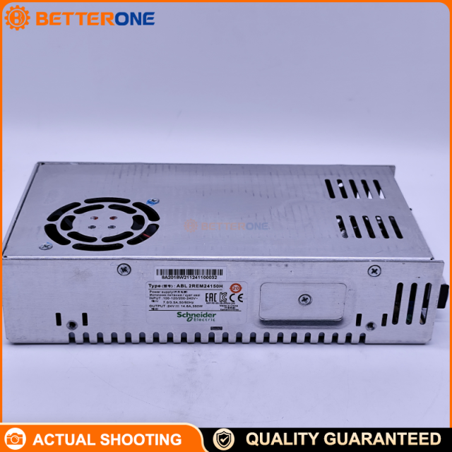 Schneider Electric ABL2REM24150H Regulated Switching Mode Power Supply, 100–240VAC Input, 24VDC Output 14.6A 350W, Wide Range, IP20, DIN Rail Mount, Industrial Control PSU