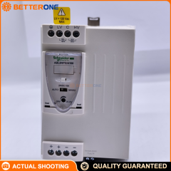 Schneider Electric ABL8RPS24100 Phaseo Universal DIN Rail Switching Power Supply, 24VDC 10A 240W, 100–120VAC (L-N) / 200–500VAC (L1-L2) Input, PFC, Adjustable 24–28.8V, Diagnostic Relay, Vertical Mount