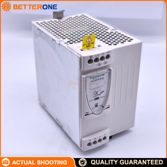 Schneider Electric ABL8RPS24100 Phaseo Universal DIN Rail Switching Power Supply, 24VDC 10A 240W, 100–120VAC (L-N) / 200–500VAC (L1-L2) Input, PFC, Adjustable 24–28.8V, Diagnostic Relay, Vertical Mount