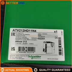 Schneider Electric ATV212HD11N4 Altivar 212 Variable Frequency Drive (VFD), 11 kW / 15 hp, 3-Phase 380–480 VAC Input, Built-In EMC Filter, IP21, Motor Speed Control Inverter