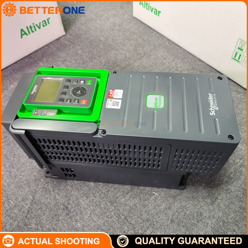 Schneider Electric ATV630D11N4 Altivar Process ATV630 Variable Frequency Drive (VFD), 11kW / 15HP Normal Duty, 7.5kW / 10HP Heavy Duty, 3-Phase 380–480VAC, IP21 / UL Type 1, Integrated EMC Filter (C2/C3), Modbus TCP Ethernet & Modbus Serial, STO SIL3
