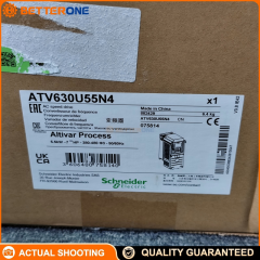 Schneider Electric ATV630U55N4 Altivar Process ATV630 Variable Frequency Drive (VFD), 5.5kW / 7.5HP Normal Duty, 4kW / 5HP Heavy Duty, 3-Phase 380–480VAC (-15%/+10%), IP21 / UL Type 1, Integrated EMC Filter C2/C3, 12.7A Output @4kHz, 0.1–500Hz