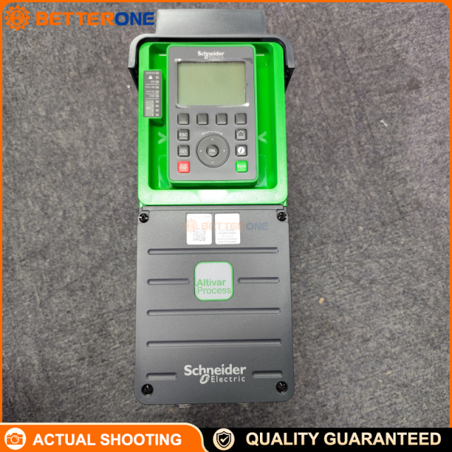 Schneider Electric ATV630U55N4 Altivar Process ATV630 Variable Frequency Drive (VFD), 5.5kW / 7.5HP Normal Duty, 4kW / 5HP Heavy Duty, 3-Phase 380–480VAC (-15%/+10%), IP21 / UL Type 1, Integrated EMC Filter C2/C3, 12.7A Output @4kHz, 0.1–500Hz
