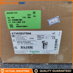 Schneider Electric ATV630U75N4 Altivar Process ATV630 Variable Frequency Drive (VFD), 7.5kW / 10HP Normal Duty, 5.5kW / 7.5HP Heavy Duty, 3-Phase 380–480VAC (-15%/+10%), IP21 / UL Type 1, Integrated EMC Filter C2/C3, 16.5A Output @4kHz, 0.1–500Hz