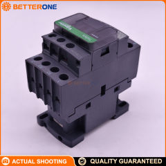Schneider Electric LC1D098P7 TeSys D Contactor, 4P (2NO+2NC), AC-1 20A ≤440VAC, 230VAC 50/60Hz Coil (P7), Built-In 1NO+1NC Aux (Mirror NC), Screw Clamp Terminals, DIN-Rail/Panel Mount, 45mm Width