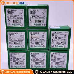 Schneider Electric LC1K0601B7 TeSys K Mini Contactor, 3P (3NO), AC-3 6A ≤440VAC, 2.2kW @ 400VAC, 24VAC 50/60Hz Coil (B7), Built-In 1NC Auxiliary Contact, Screw Clamp Terminals, DIN-Rail/Panel Mount, Compact 45mm Width