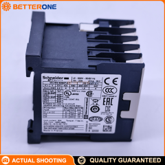 Schneider Electric LP1K0901BD TeSys K Mini Contactor, 3P (3NO), AC-3/AC-3e ≤440VAC 9A (4kW @ 400VAC), 24VDC Coil (BD), Built-In 1NC Auxiliary Contact, Screw Clamp Terminals, Ue 690VAC, DIN-Rail/Panel Mount