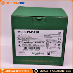 Schneider Electric METSEPM5110 PowerLogic PM5110 Power Meter, Modbus RS485 (RTU/ASCII/JBUS), PQ Analysis Up To 15th Harmonic, 64 Samples/Cycle, 1 Digital Output, 33 Alarms, 100–415VAC or 125–250VDC Supply, 1A/5A CT Input, Flush Mount 96×96mm, Front IP52