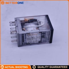 Schneider Electric RXM2LB2BD Harmony Miniature Plug-In Relay, 2C/O (DPDT) 5A, 24VDC Coil (BD), With LED Indicator & Mechanical Flag, Socketable 8-Pin Relay, 250VAC / 28VDC Switching