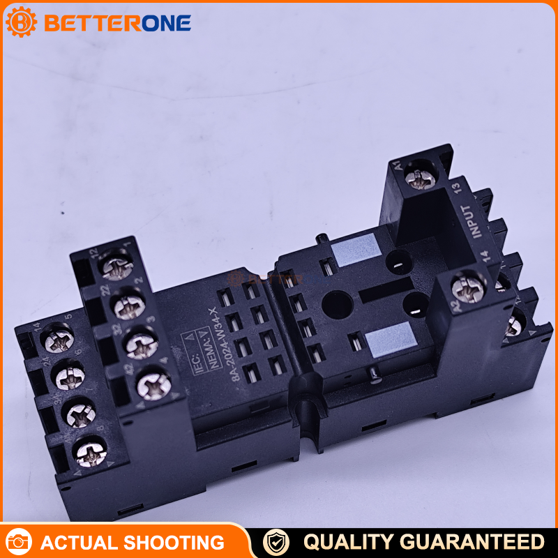 Schneider Electric RXZE2M114M Harmony Relay Socket Base, For RXM2 (2CO) & RXM4 (4CO) Plug-In Relays, 14-Pin, Screw Terminal, Mixed Contact Arrangement, DIN-Rail or Panel Mount, Ith 10A, System Voltage <250V
