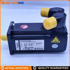 Schneider Electric SH30701P01A2000 SH3 070 Servo Motor, 1.25 N·m Continuous Stall Torque, 8000 rpm Max, Absolute Single-Turn SinCos Hiperface Encoder, 70mm Flange, Smooth Shaft No Key, No Brake, 90° Connector, IP54/IP65, 115–480V, For PacDrive 3 / Lexium