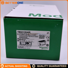 Schneider Electric TM221CE40R Modicon M221 PLC Logic Controller, 40 I/O (24DI + 16 Relay Outputs), 2×0–10V Analog Inputs, 100–240VAC, Ethernet + Serial, SD/USB, Machine Automation Controller
