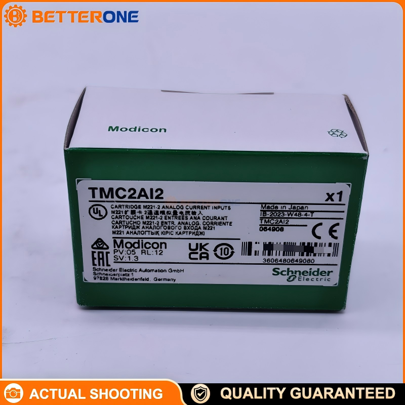 Schneider Electric TMC2AI2 Modicon M221 Analog Input Cartridge, 2 Analog Inputs, 0–10V / 0–20mA / 4–20mA, 12-Bit Resolution, 20ms Conversion Time, Screw Terminals, I/O Extension Module