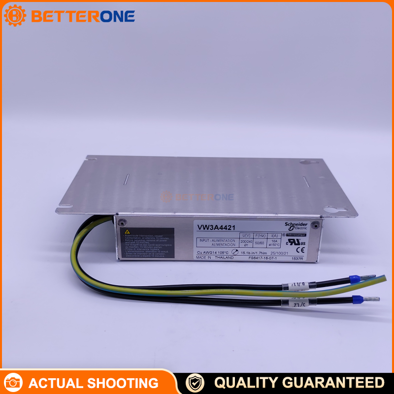 Schneider Electric VW3A4421 EMC Input Filter, 17.6A, 1-Phase 200–240VAC, Additional EMC Filter for Altivar 32 / ATV320 / Lexium 28 / Lexium 32, Reduce Conducted Emissions, IEC/EN 61800-3 Compliance