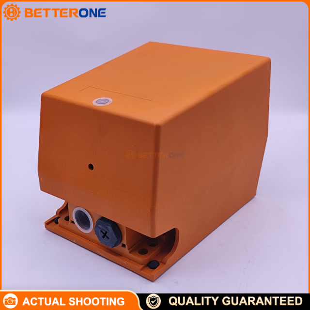 Schneider Electric XPER511 Harmony XPE Metal Foot Switch With Protective Cover & Trigger Mechanism, 1-Step, 1NC+1NO Contacts, IP66, Orange, Industrial Machine Control Pedal Switch