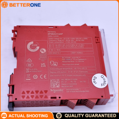 Schneider Electric XPSBAC14AP Harmony XPS Safety Relay Module for E-Stop/Guard, 24VAC/DC Supply, 4NO + 1NC Safety Outputs, Auto/Manual/Monitored Start, Screw Terminals, 22.5mm DIN Rail
