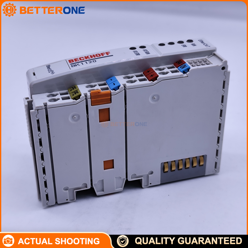 Beckhoff BK1120 EtherCAT Bus Coupler for KLxxx K-Bus Terminals, 2×RJ45 100BASE-TX, Auto Terminal Mapping to EtherCAT Process Image