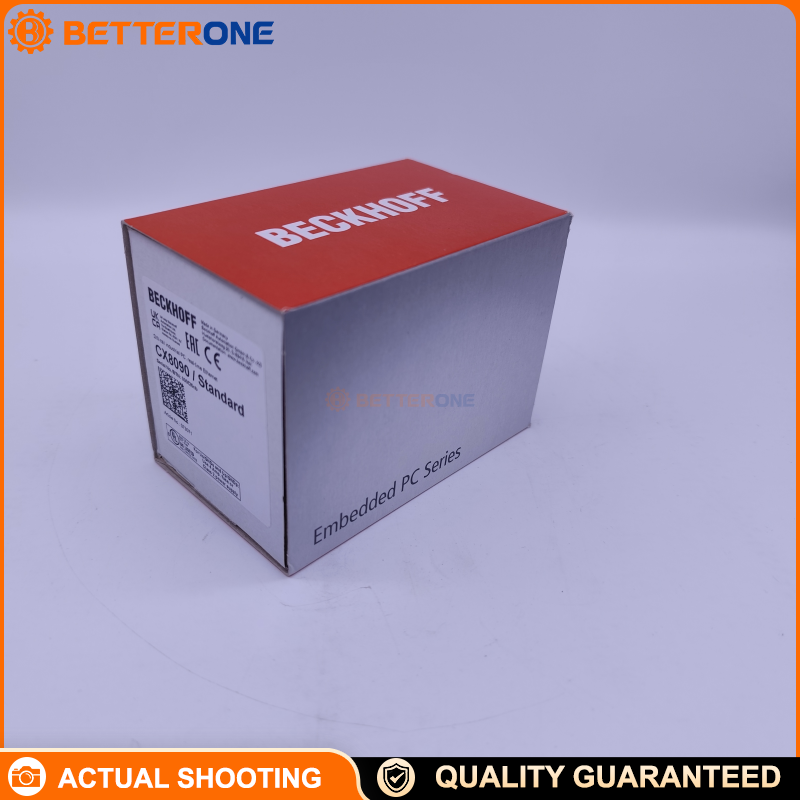 Beckhoff CX8090 Embedded PLC, Arm9 400 MHz, Windows CE 6.0, 64 MB RAM, microSD 512 MB, 2-Port Switched Ethernet + 10/100 Ethernet, For K-Bus/E-Bus Terminals