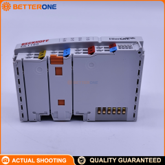 Beckhoff EK1100 EtherCAT Coupler for ELxxxx EtherCAT Terminals, 2×RJ45 100BASE-TX, 24VDC, 2A E-bus Supply, 1 µs Delay, 100 m Station Distance