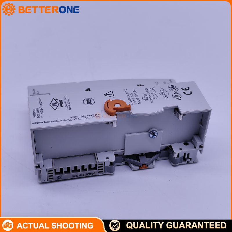 Beckhoff EK1100 EtherCAT Coupler for ELxxxx EtherCAT Terminals, 2×RJ45 100BASE-TX, 24VDC, 2A E-bus Supply, 1 µs Delay, 100 m Station Distance