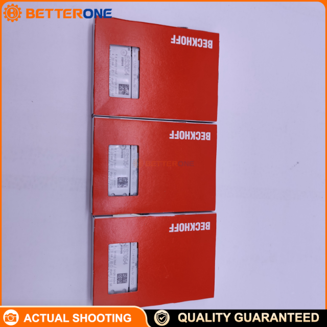 Beckhoff ES3054 EtherCAT Analog Input Terminal, 4-Channel 4–20 mA, 12-Bit, Single-Ended, Electrically Isolated, Pluggable Wiring Level, 24V Power Contacts for 2-Wire Transmitters