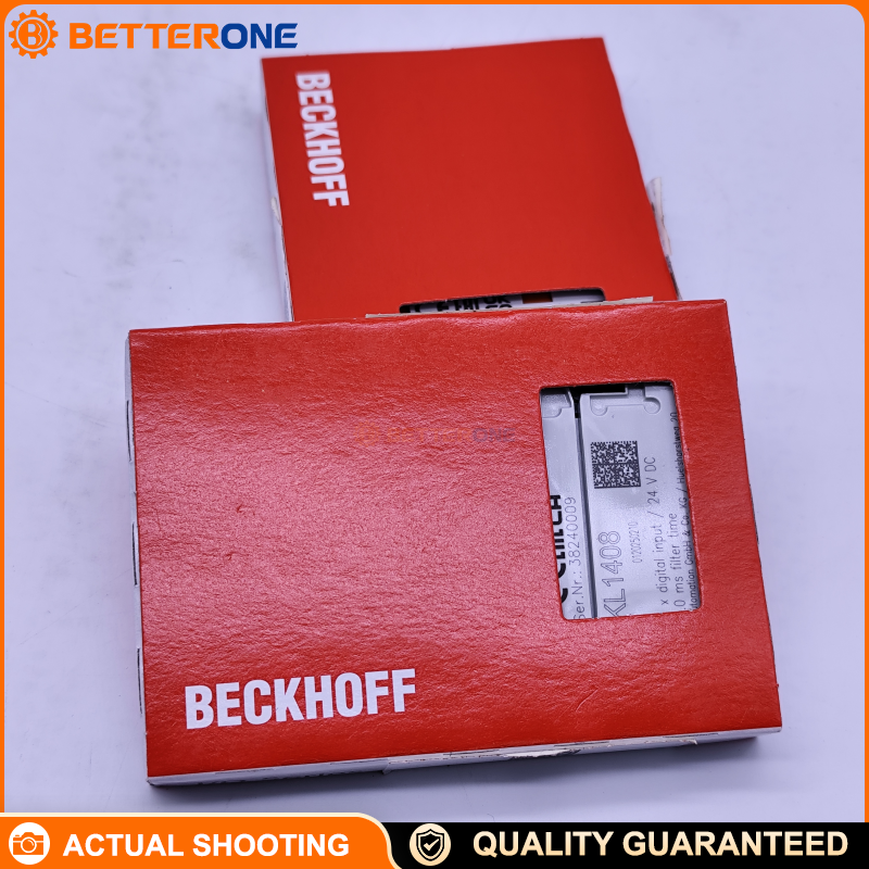 Beckhoff KL1408 K-bus Digital Input Bus Terminal, 8-Channel 24 V DC, EN 61131-2 Type 1/3, 1-Wire Connection, 3 ms Input Filter, Channel LEDs, 500 V Isolation