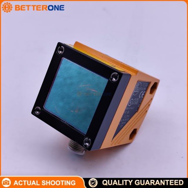 IFM O1D100 Laser Distance Sensor (O1D Series), Time-of-Flight Measurement, Measuring Range 0.2–10 m, Background Suppression Up To 19 m, DC PNP, 2 Switching Outputs (One Programmable As Analog 4–20 mA / 0–10 V), IO-Link, Class 2 Visible Laser