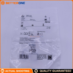 IFM OGT100 Diffuse Reflection Photoelectric Sensor, M18x1 Threaded, 10–400mm Range (White Paper 90%), Adjustable 70–400mm, Red Light 645nm, DC PNP, Light-On Mode, 10–30VDC, 200mA, 1000Hz, IP65, Potentiometer Setting, M12 Connector