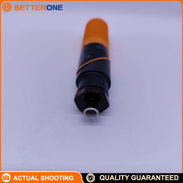 IFM OI5014 Diffuse Reflection Photoelectric Sensor (OIT-FPKG/US-100-DPS), Infrared 880nm, M30x1.5 Threaded, 3–700mm Long Range (Adjustable), PNP Output, Programmable Light-On/Dark-On, 10–55VDC, 250mA, 100Hz, IP65, M12 Connector
