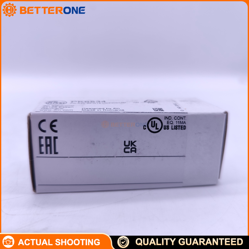IFM PK6534 Electronic Pressure Switch (PK-010-RFG14-HCPKG/US//W), 0–10 bar (0–1 MPa) Relative Pressure, 2×PNP Switching Outputs (NO/NC Complementary), 9.6–32 VDC, G 1/4 A Process Connection + M5 Internal Thread, For Liquids & Gases, -25…80°C Media