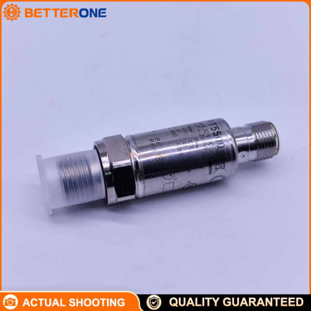 IFM PT5500 Pressure Transmitter (PT-400-SEG14-A-ZVG/US), 0–400 bar (0–40 MPa) Relative Pressure Sensor, 4–20 mA Analog Output, 8–32 VDC, G 1/4 External Thread (DIN EN ISO 1179-2), For Mobile Hydraulics, Liquids & Gases