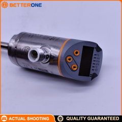 IFM SA4100 Thermal Flow Sensor with Display, Flow & Temperature Monitoring, IO-Link + 2 Switching Outputs + 1 Analog Output, 18–30VDC, Probe Length 100mm, Ø8mm Process Connection (Compression Fitting), For Water/Oils/Air, Red/Green Status Display