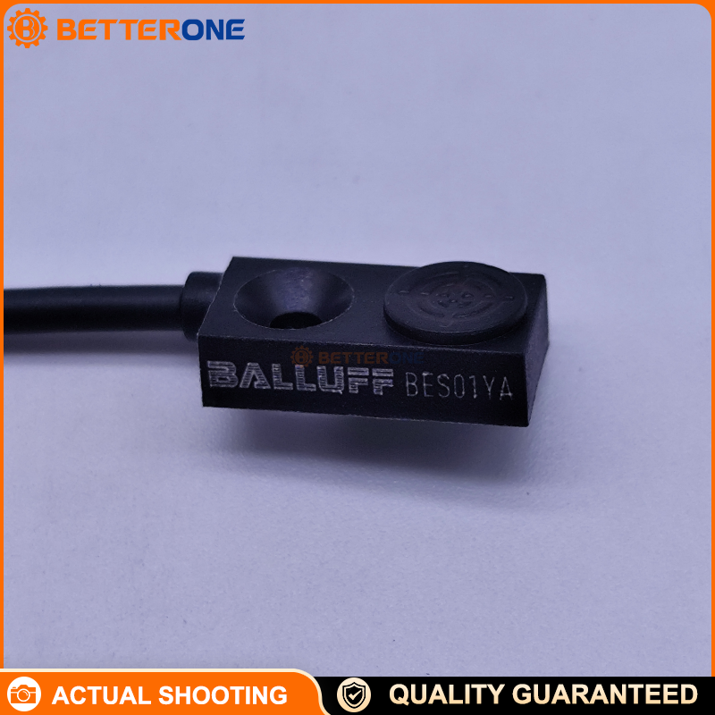 Balluff BES01YA Inductive Proximity Sensor (BES R04KC-PSC15B-EP00,13-GS49), 1.5 mm Flush Mount Detection, PNP Normally Open, 10–30 VDC, M8 3-Pin Connector, Compact 16×8×4.7 mm, IP67 Industrial