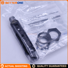 Balluff BOS18KW-PA-1LQH-S4-C Retroreflective Photoelectric Sensor (BOS00LM), Class 1 Red Laser 650nm, 9m Sensing Range, PNP NO/NC, 10–30VDC, M12 4-Pin Connector, 1500Hz, Sensitivity Potentiometer, Ø18×93.5mm