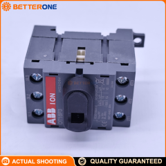 ABB 1SCA104811R1001 OT16F3 Switch-Disconnector, 3-Pole Non-Fusible Disconnect, Front Operated, DIN-Rail Mountable, Protected Clamp Terminals, 16A Rated, Handle & Shaft Not Included