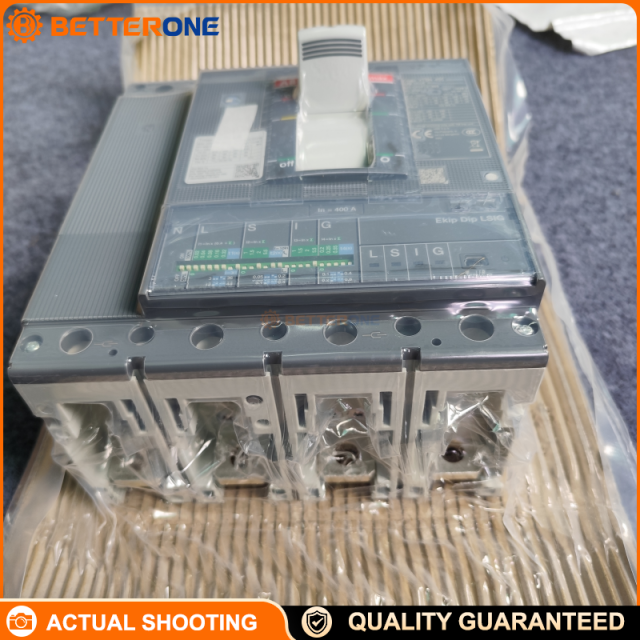 ABB 1SDA100404R1 Tmax XT5N 400 MCCB, Fixed 4-Pole Front Terminals, Ekip DIP LSIG Trip Unit, In=400A, Molded Case Circuit Breaker